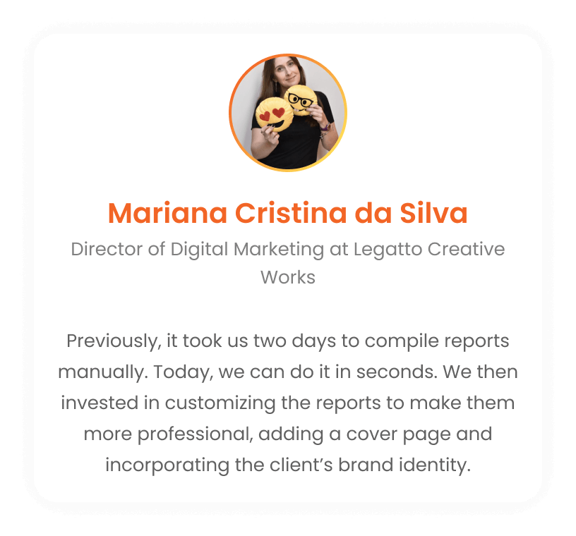 Mariana Cristina da Silva - Director of Digital Marketing at Legatto Creative Works - M