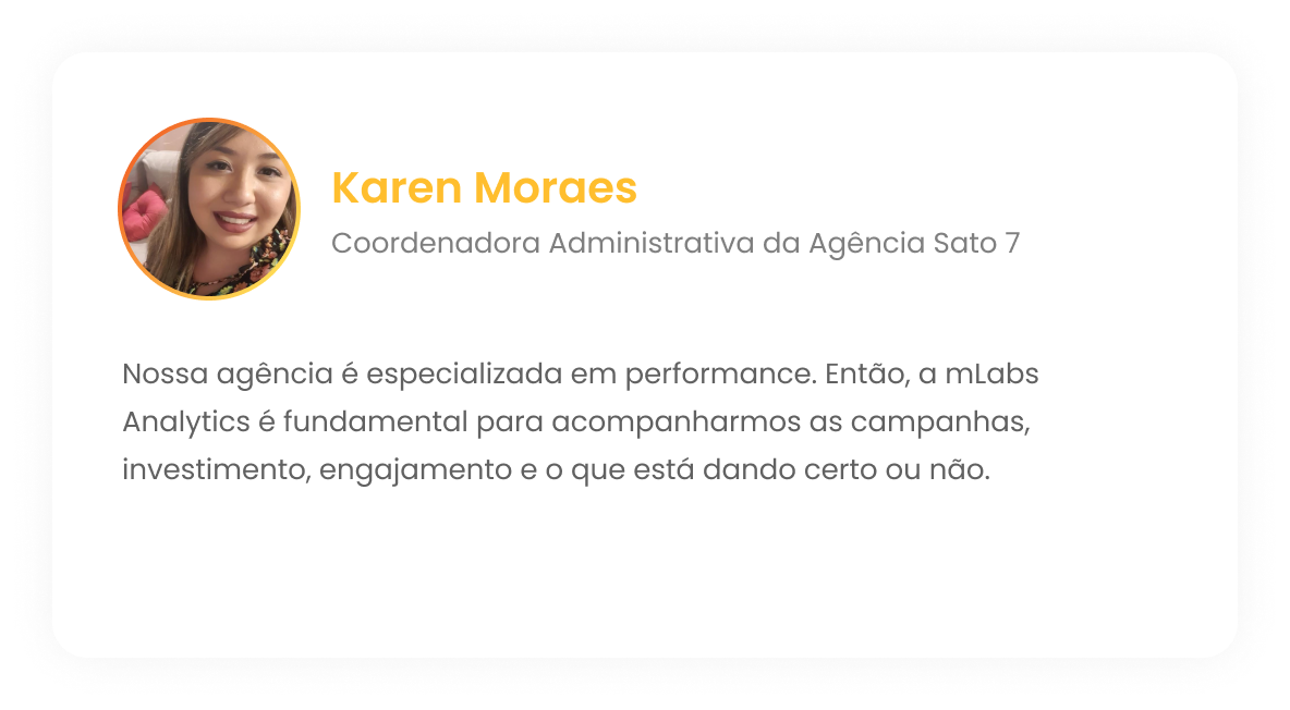 Karen Moraes - Coordenadora Administrativa da Agência Sato 7